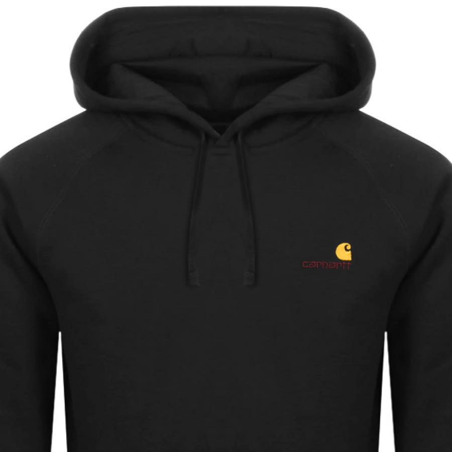 Alternative Image for ProductCarhartt Logo Hoodie Black2